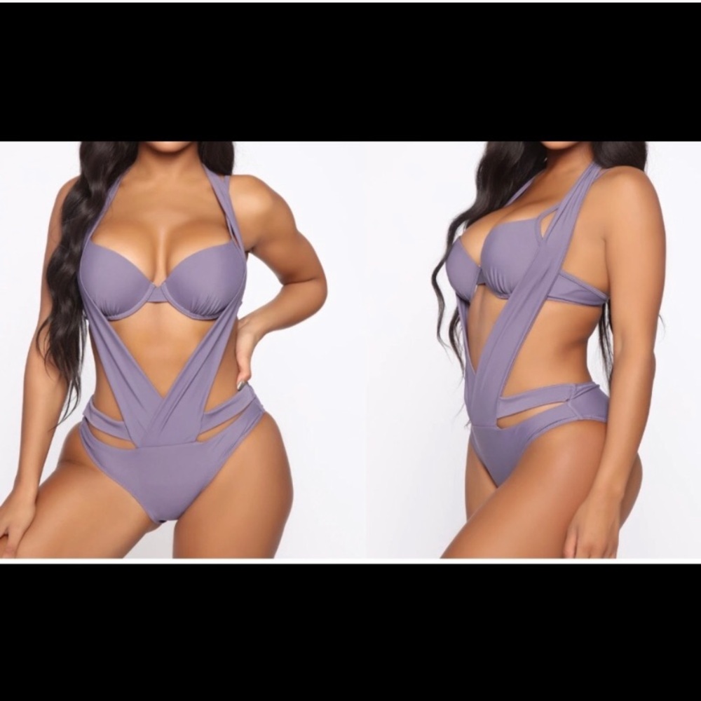 Fashionova's "Kona two piece swimsuit - lavender"